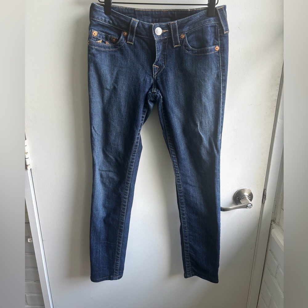 True Religion World Tour Y2K Low Rise Skinny Jeans 27 layered staple minimalist